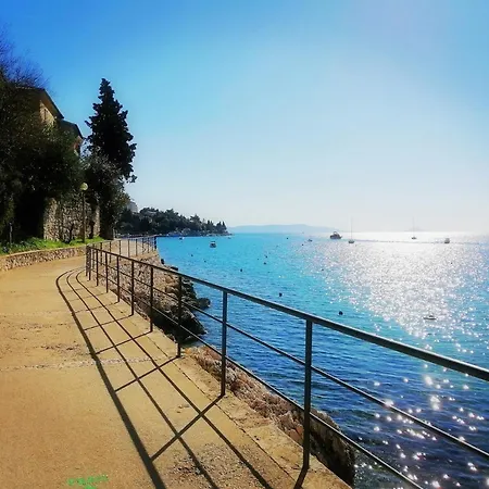 Studio Apartment Michelle - Intermezzo With Sea View Rabac Exterior photo